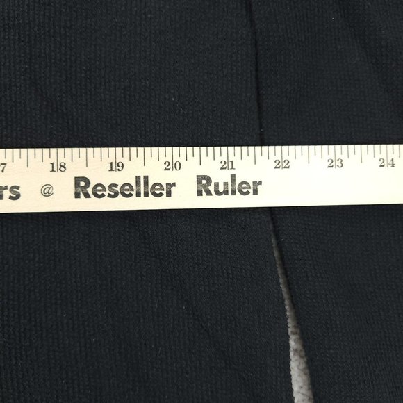 J Crew Sweater Tunic Womens Medium Black Shawl Neck Long Sleeve Stretch - Picture 5 of 8